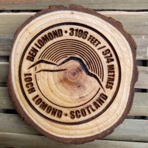 Ben Lomond wooden fridge magnet