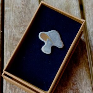 Mushroom pin/brooch